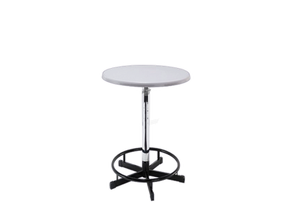 Bistrotisch mit Fußstütze 80 cm mieten – Miettisch, Eventtisch, Veranstaltungstisch, Partytisch