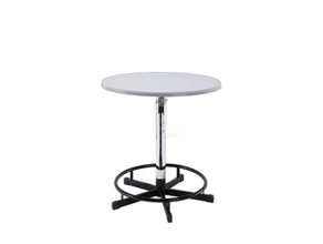 Bistrotisch mit Fußstütze 80 cm mieten – Miettisch, Eventtisch, Veranstaltungstisch, Partytisch