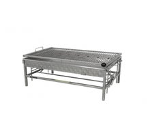Holzkohlegrill Edelstahl