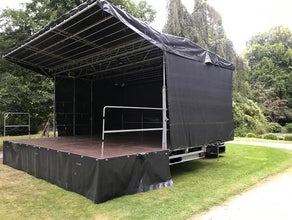 Mobile Bühne Stagemobil L - Anhängerbühne - Trailerbühne - mieten
