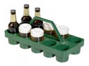 Bierglasträger Kunststoff - 10 Gläser- grün