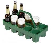 Bierglasträger Kunststoff - 10 Gläser- grün