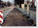Absperrzaun, Absperrgitter, Drängelgitterer, Baugitter, Bauzaun
