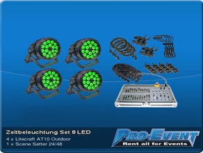 Zeltbeleuchtung Set 8 LED