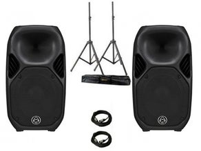 Aktives Lautsprecherset -  2x Wharfedale AX-12 = 2x 300 W