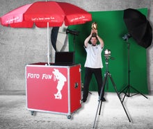 Foto Fun Aktion Greenscreen mit Fotobox / Fotobooth buchen