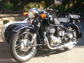 BMW R26 Motorrad - Gespann mit 3 Plätzen..oder auch als Solo-Maschine