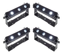 Scheinwerferset I – 4x LED Scheinwerfer mieten (HEX LED – RGBWA+UV) LED Lichtanlage Lichttechnik Licht Partybeleuchtung Scheinwerfer