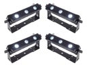 Scheinwerferset I – 4x LED Scheinwerfer mieten (HEX LED – RGBWA+UV) LED Lichtanlage Lichttechnik Licht Partybeleuchtung Scheinwerfer