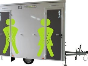 Toilettenwagen mieten / Mobile Toilette / WC-Wagen Typ: S VIP