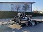 absenkbarer Mutianhänger Absenkanhänger Doppel Motorradanhänger Rasenmäher Traktor Scherenhebebühne zwei Motorräder Biketrailer - Galerie - Bild 2