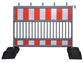 Absturzsicherung Verkehrsabsperrung Farbe grau