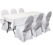 Dinnerset 6P. gerade / Husse Tisch Stuhl