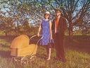 Original Kinderwagen  1950