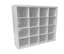 Regal "Cube" 4x4 Fächer - mit Rückwand