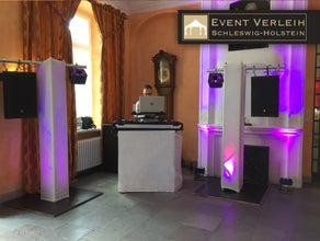 Beschallungsanlagen | versch. Größen |&nbsp;auch mit Lichttechnik | Mischpulte | Mikros | Mikrofone | Subwoofer | Lautsprecher | Partyanlage |&nbsp;Musikanlage |&nbsp;PA-Anlage