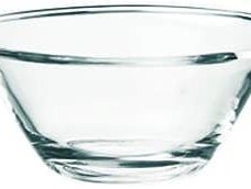 Glasschale stapelbar ø140