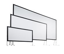 Leinwand für Beamer, Bildwand Großleinwand, Aufprojektion, Mobileleinwand, Breite 300cm