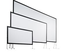 Leinwand für Beamer, Bildwand Großleinwand, Aufprojektion, Mobileleinwand, Breite 300cm