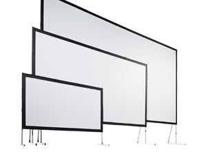 Leinwand für Beamer, Bildwand Großleinwand, Aufprojektion, Mobileleinwand, Breite 300cm