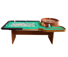 Roulettetisch mit 80 cm Kessel mieten – Miettisch, Eventtisch, Veranstaltungstisch, Partytisch