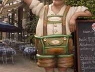 Zünftiger Bayer Figur, Bierkrug, München, Bierfest