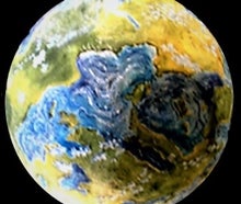Planet Erde - Weltraum - Weltall - All - Galaxie - Dekoratione - Event