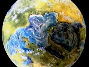 Planet Erde - Weltraum - Weltall - All - Galaxie - Dekoratione - Event