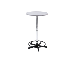 Stehtisch mit Fußstütze 80 cm mieten – Stehtisch, Bistrotisch, Hochtisch, Partytisch, Miettisch