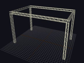 Global Truss - 4 Punkt F-34 O-Stand (8,0 x 5,0 x 4,5 Meter)