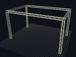 Global Truss - 4 Punkt F-34 O-Stand (8,0 x 5,0 x 4,5 Meter)