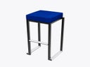 Barhocker KUBO SMART, blau