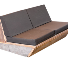 Sitzsäcke - Wood Lounge Möbel Weiß oder Natur aus Echtholz - Lounge Elemente
