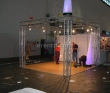 Messestand aus 4-Punkt-Aluminium Traverse