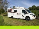 Luxusteilintegrierter Weinsberg 600 MEG mit Einzelbetten  TV, Navigation und Rückfahrkamera