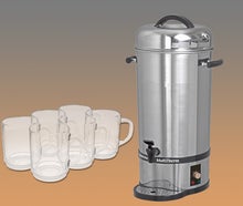 Glühweintopf mit 60 Glühweintassen (Set)