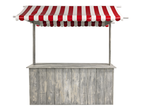 Marktstand für Weihnachtsmarkt