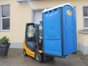 Behindertengerechte Toilette XXL