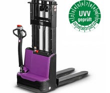 Jungheinrich Elektro-Hochhubwagen mit Zweifach-Teleskop – 1.200 kg Tragfähigkeit
