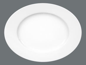 Englischer Teller, Grillteller, Platzteller - rund 30cm, Eventgeschirr inkl. Endreinigung, Teller