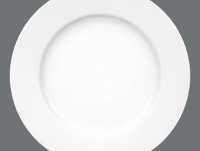 Englischer Teller, Grillteller, Platzteller - rund 30cm, Eventgeschirr inkl. Endreinigung, Teller