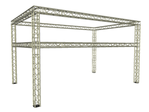 Traversenstand 4 x 8 m mit Aufbau mieten