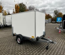 ungebremster einachser Tieflader Kofferanhänger 2,51x1,28x1,50m - ungebremst 750 kg
