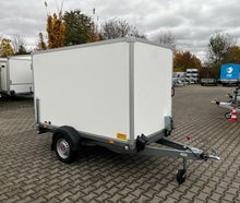 ungebremster einachser Tieflader Kofferanhänger 2,51x1,28x1,50m - ungebremst 750 kg