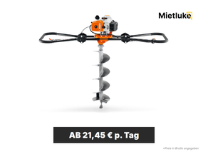 Benzin-Erdbohrer Profi (Zweimann) mieten - ab 21,45 € pro Tag