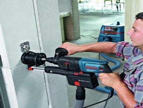 Bohrhammer mit Absaugung bis Ø 16 mm