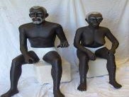 Afrika Figuren, Eingeborene, afrikanisch, Wüste, Figur