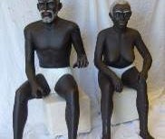 Afrika Figuren, Eingeborene, afrikanisch, Wüste, Figur