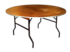 Banketttisch Rund Ø 153 cm mieten leihen