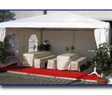 Partyzelt VIP  4m x 6m